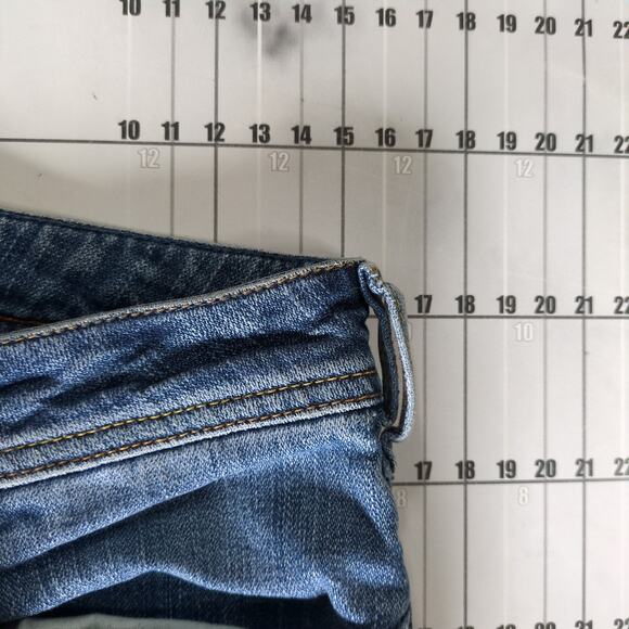 Vintage Diesel Zathan Bootcut Jeans Mens 30 Blue Pants Light Faded Metro Y2K - Picture 7 of 8